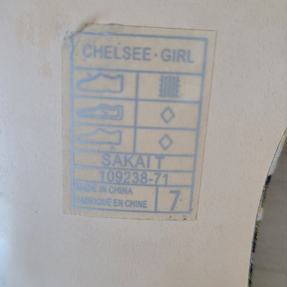 Chelsea Girl Slides/Mules/Sandals Floral/ Tropical pattern embroidered - Size 7 - Picture 8 of 8